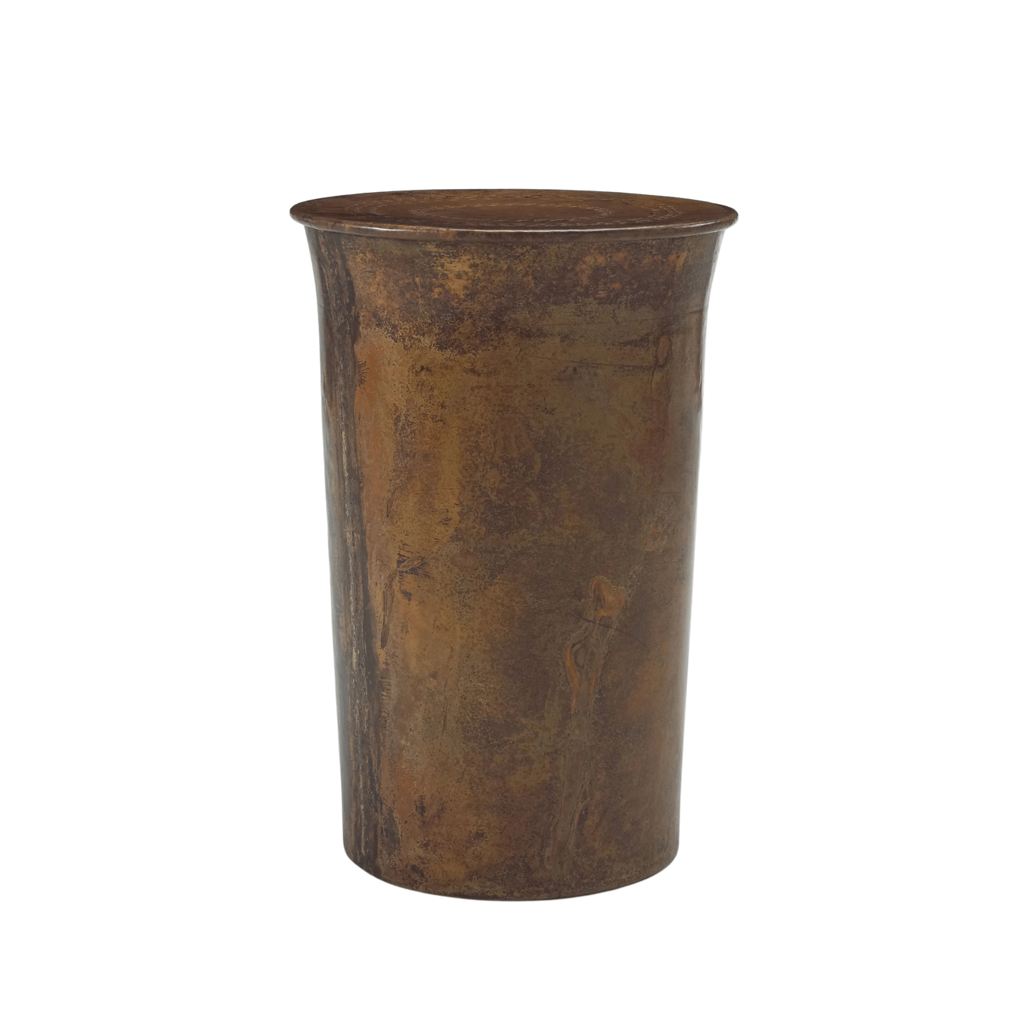 Jackson Hole Copper Drum Side Table - Our Boat House