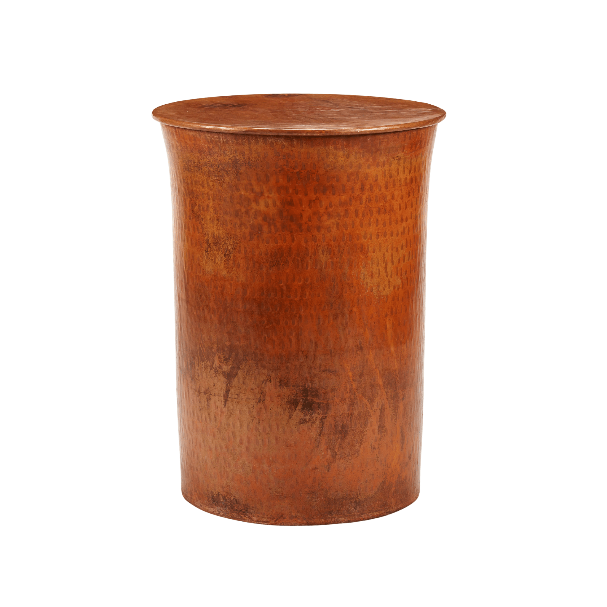 Jackson Hole Copper Drum Side Table - Our Boat House