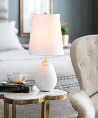 Jared Alabaster Mini Lamp - Our Boat House