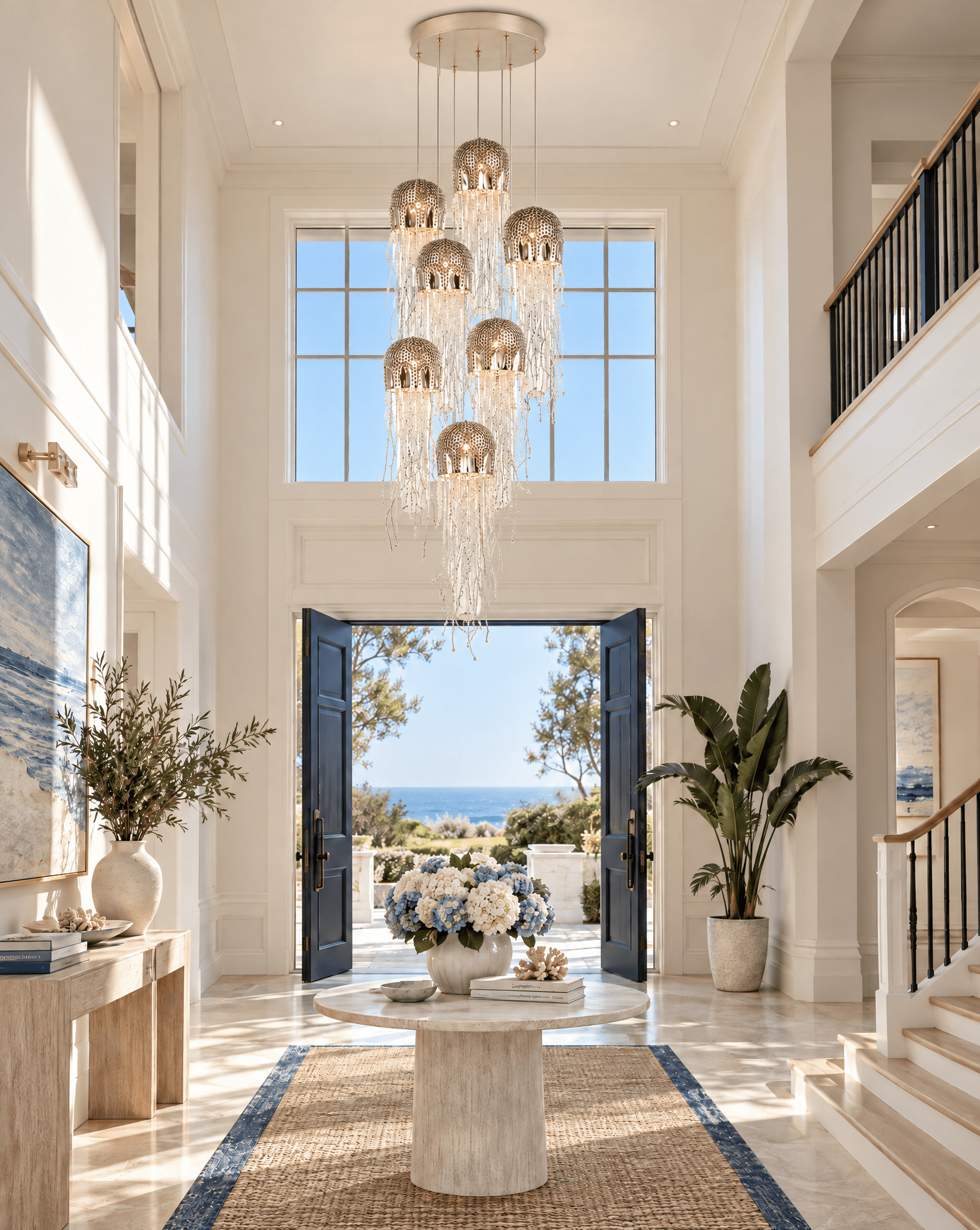 Jellyfish 7-Light Pendant - Our Boat House