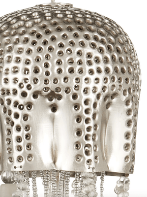 Jellyfish Single Nickel 1 - Light Pendant - Our Boat House