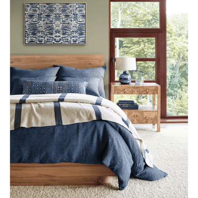 Jovi Linen Ink Duvet Cover - Our Boat House