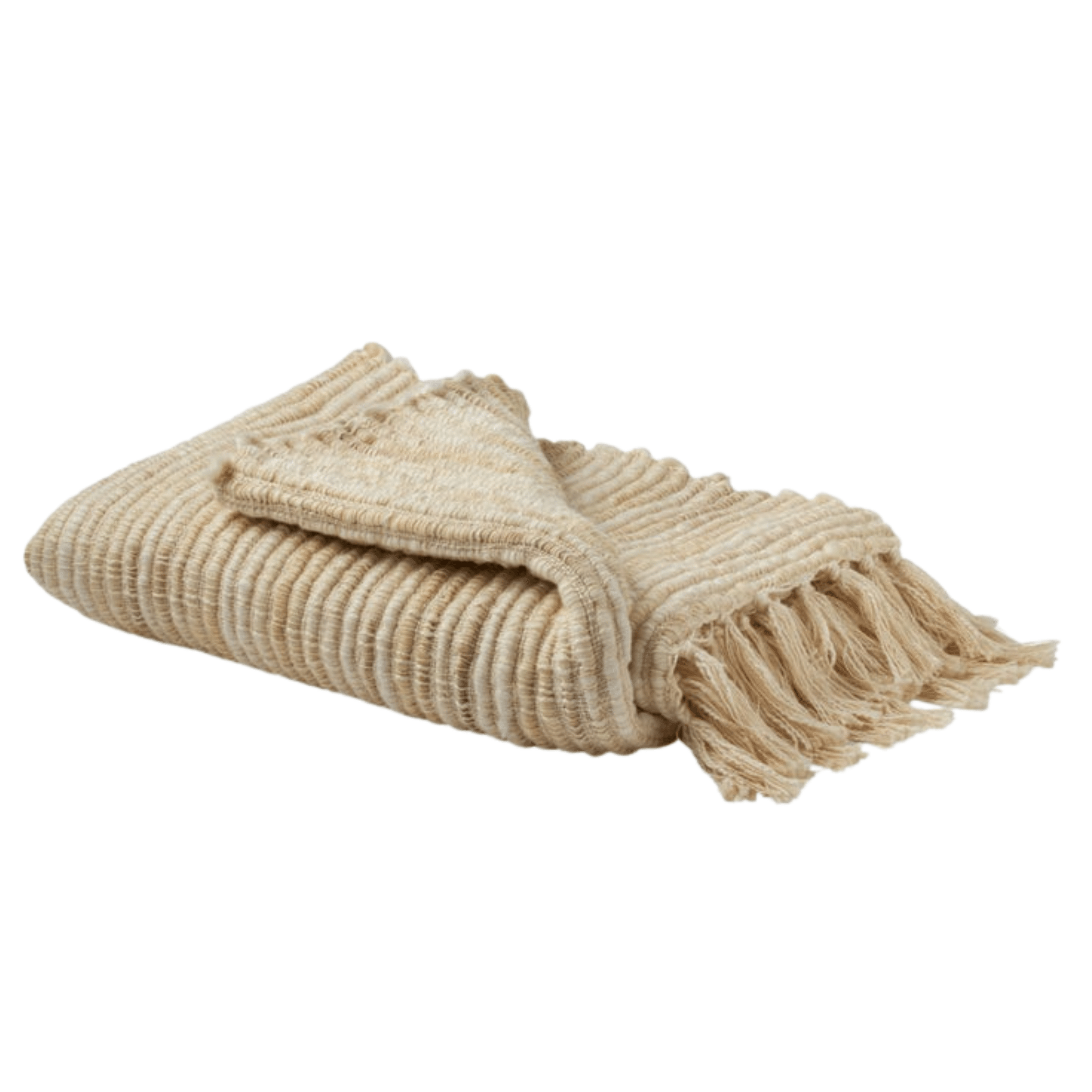 Juno Woven Throw - Natural - Our Boat House