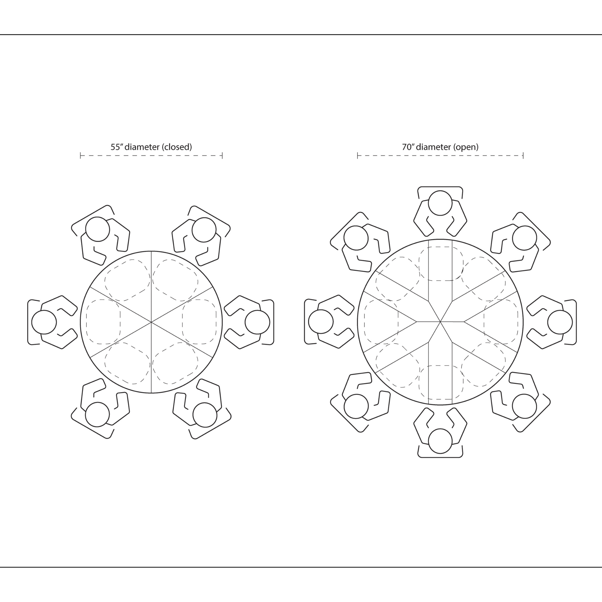Jupiter Island Round Extension Dining Table - Our Boat House