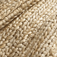 Jute Handwoven Rug -Natural - Our Boat House