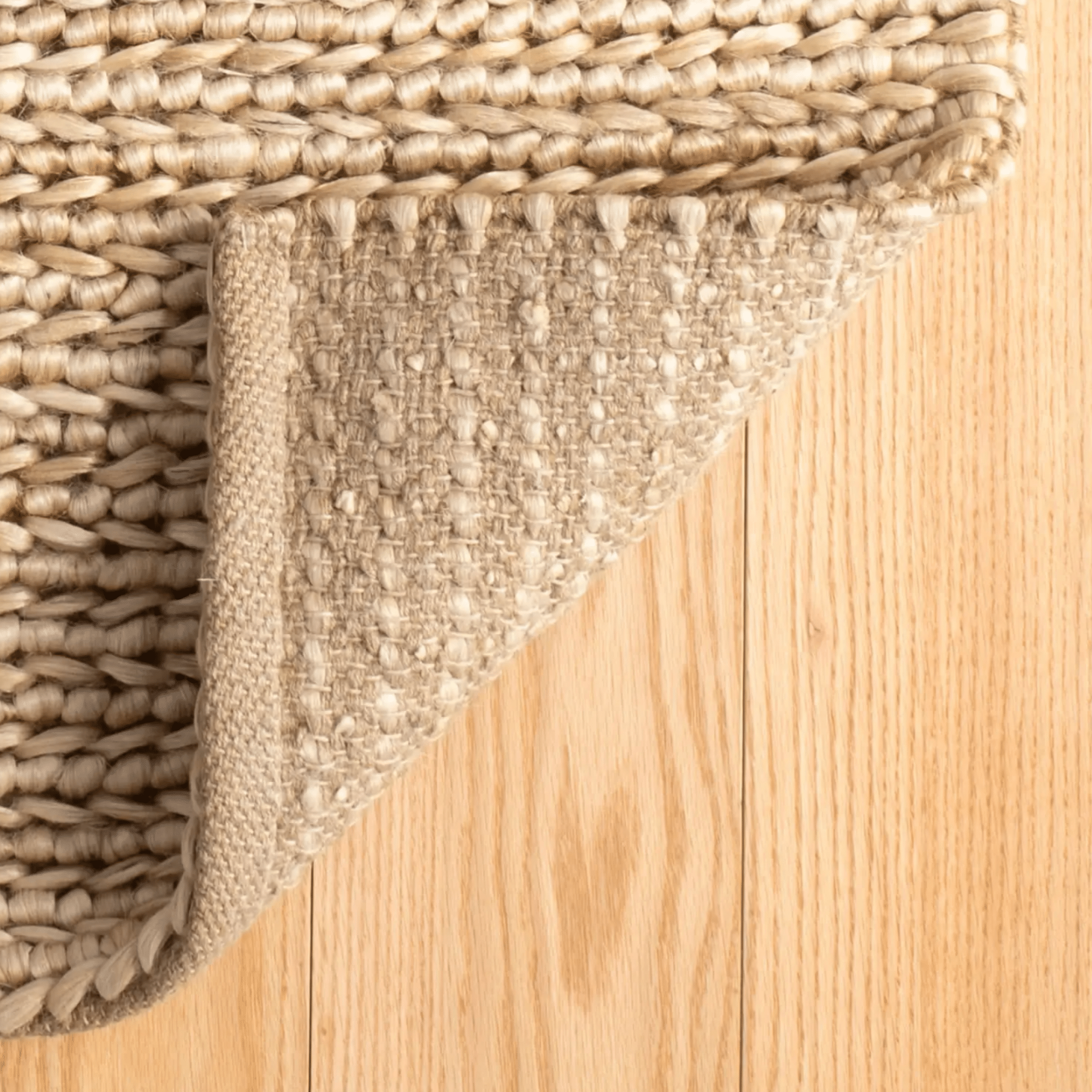 Jute Handwoven Rug -Natural - Our Boat House
