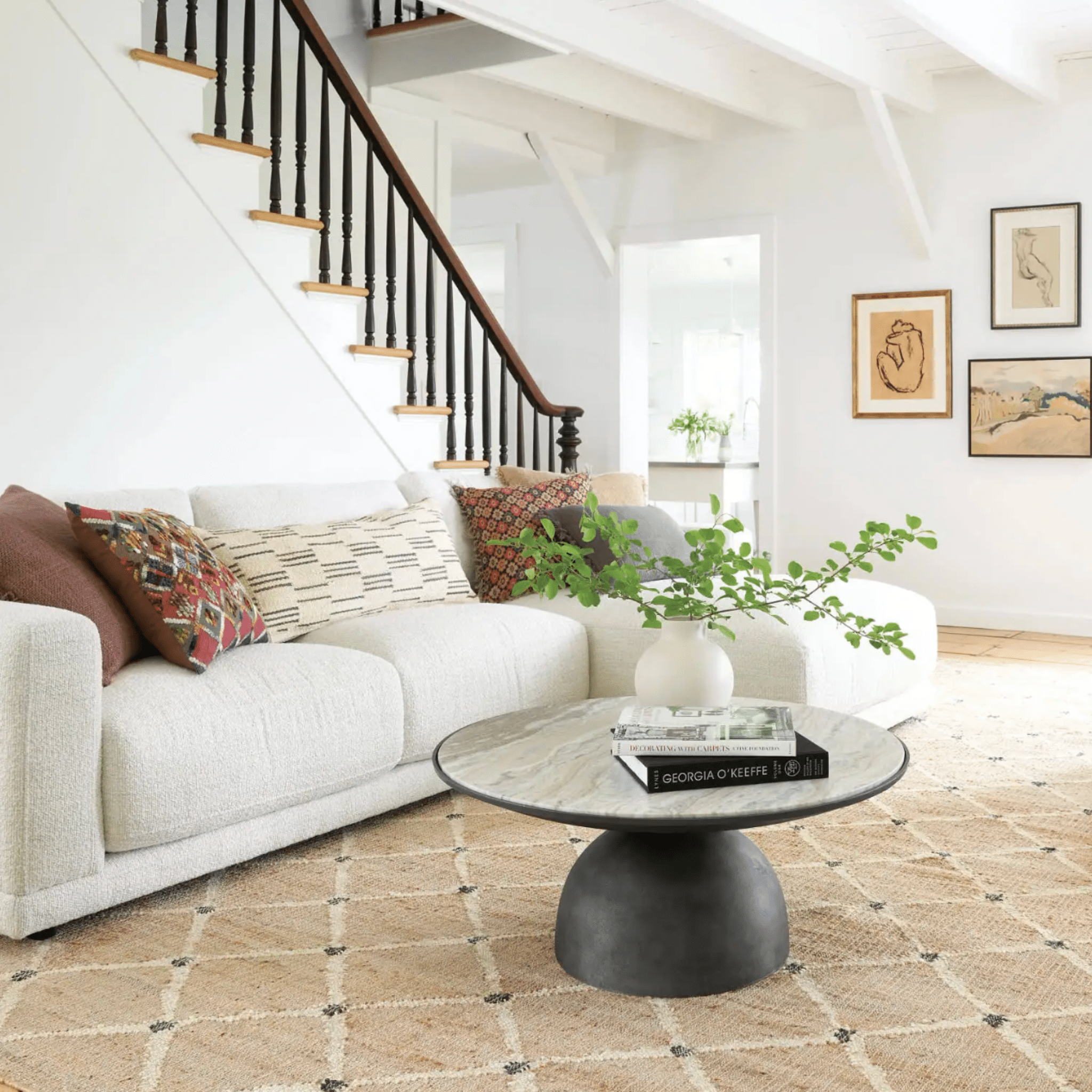 Kali Woven Jute Rug - Natural - coastal inspired home furnishing lifestyle