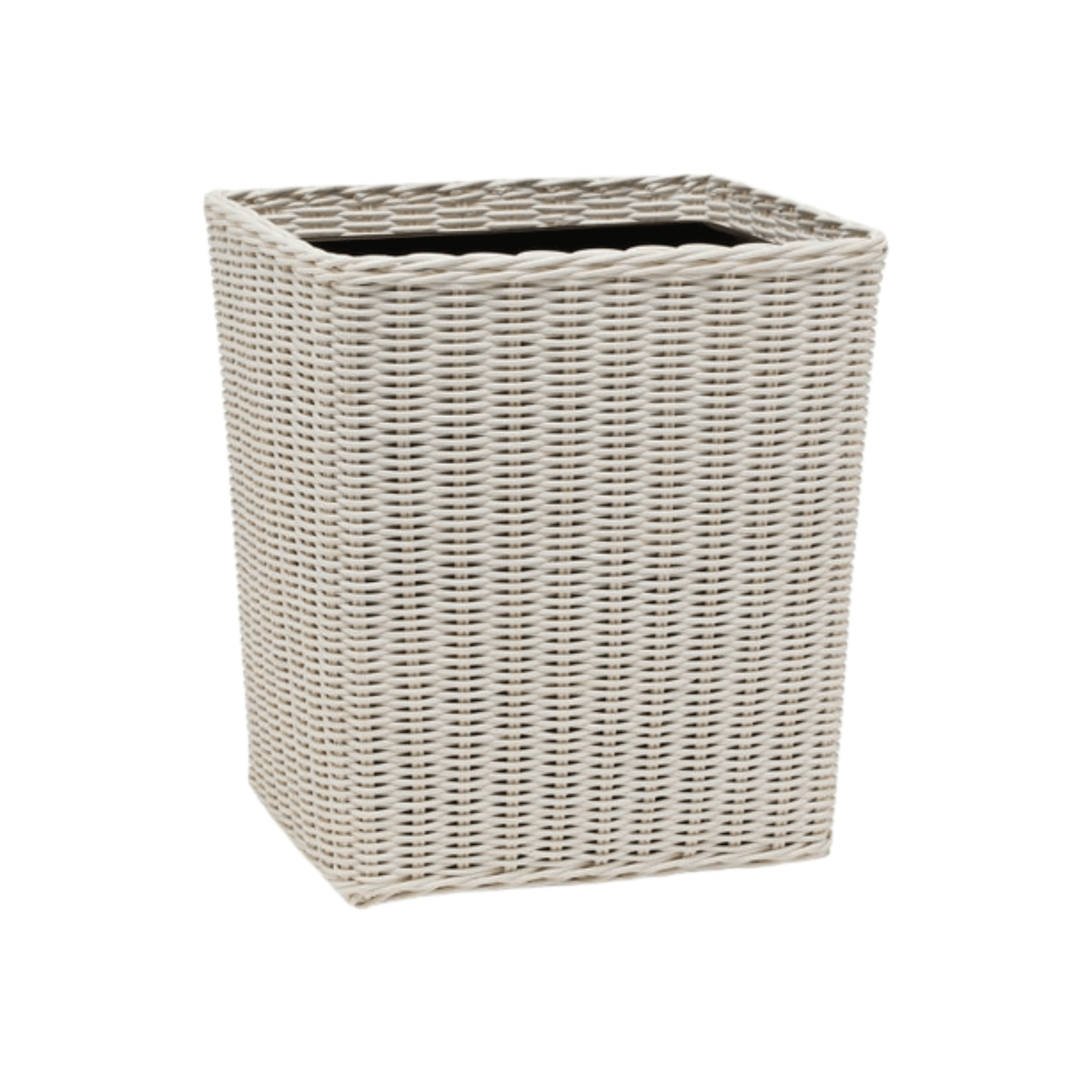 Kardia Rattan Bath Accessories - White - Our Boat House