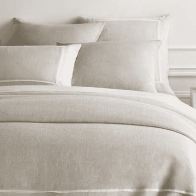 Keaton Linen Sham - Natural - Our Boat House