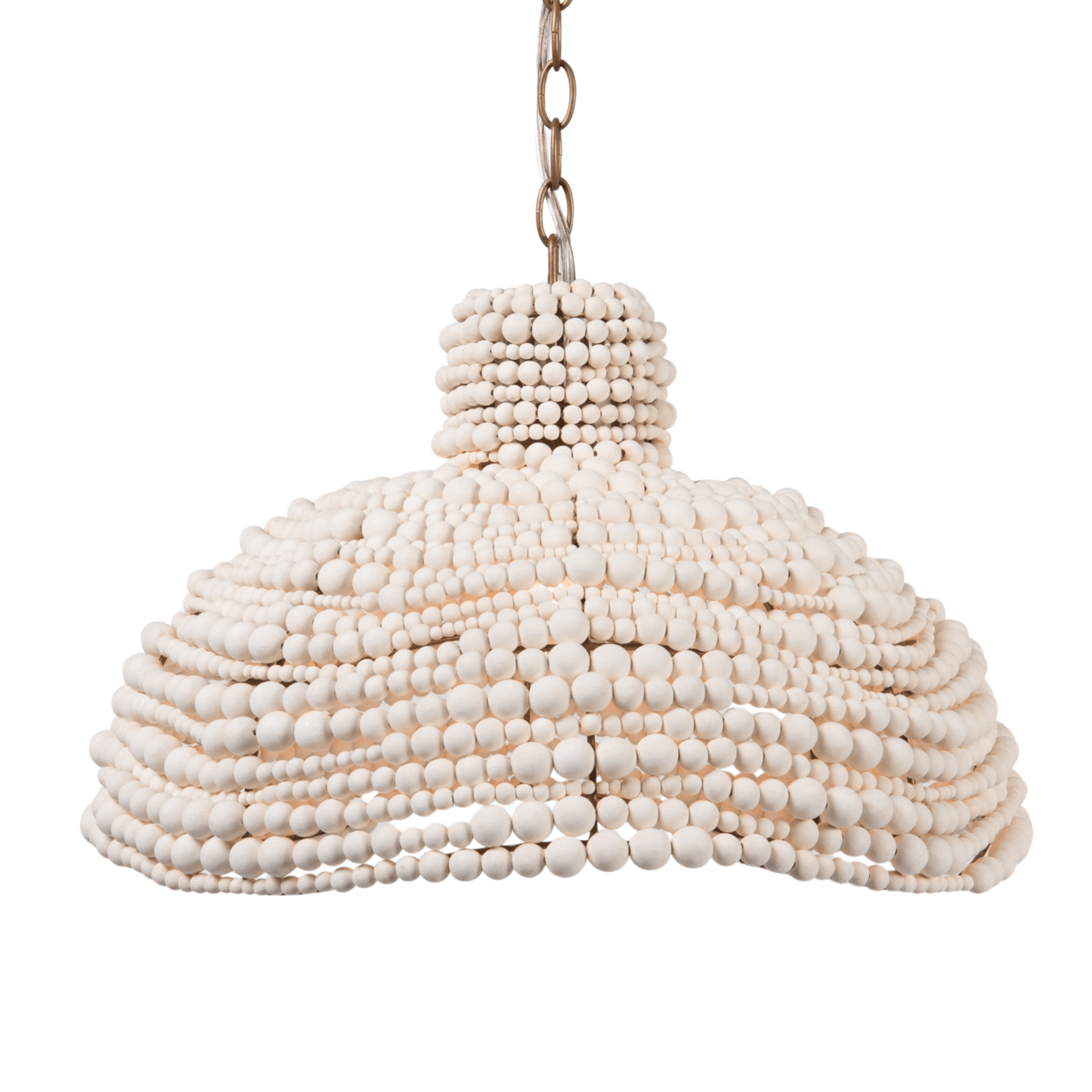 Kendall Wood Bead Pendant - Our Boat House