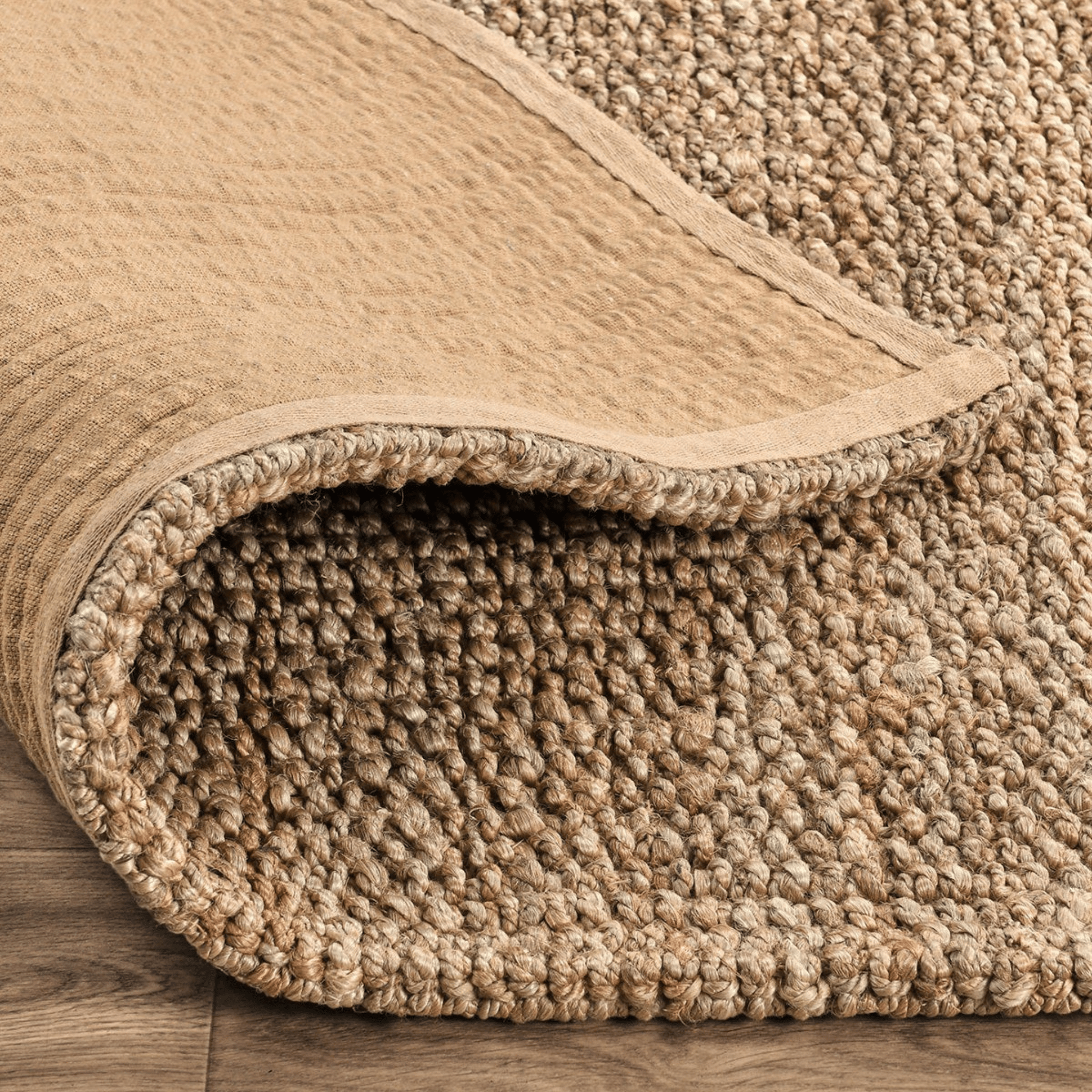 Knobby Loop Jute Rug - Natural - Our Boat House