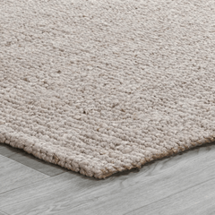 Knobby Loop Jute Rug - Oatmeal - Our Boat House