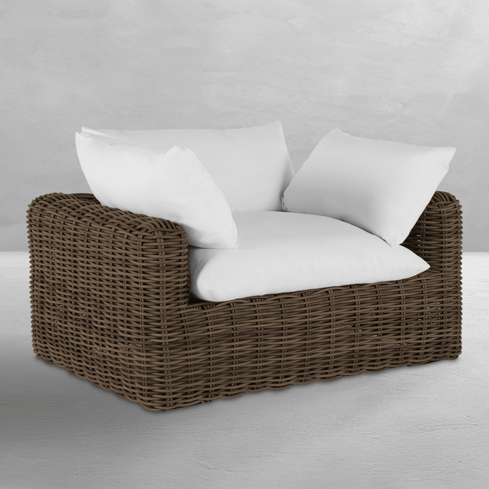 Kona Outdoor Wicker Chair - Raffia - Our Boat House