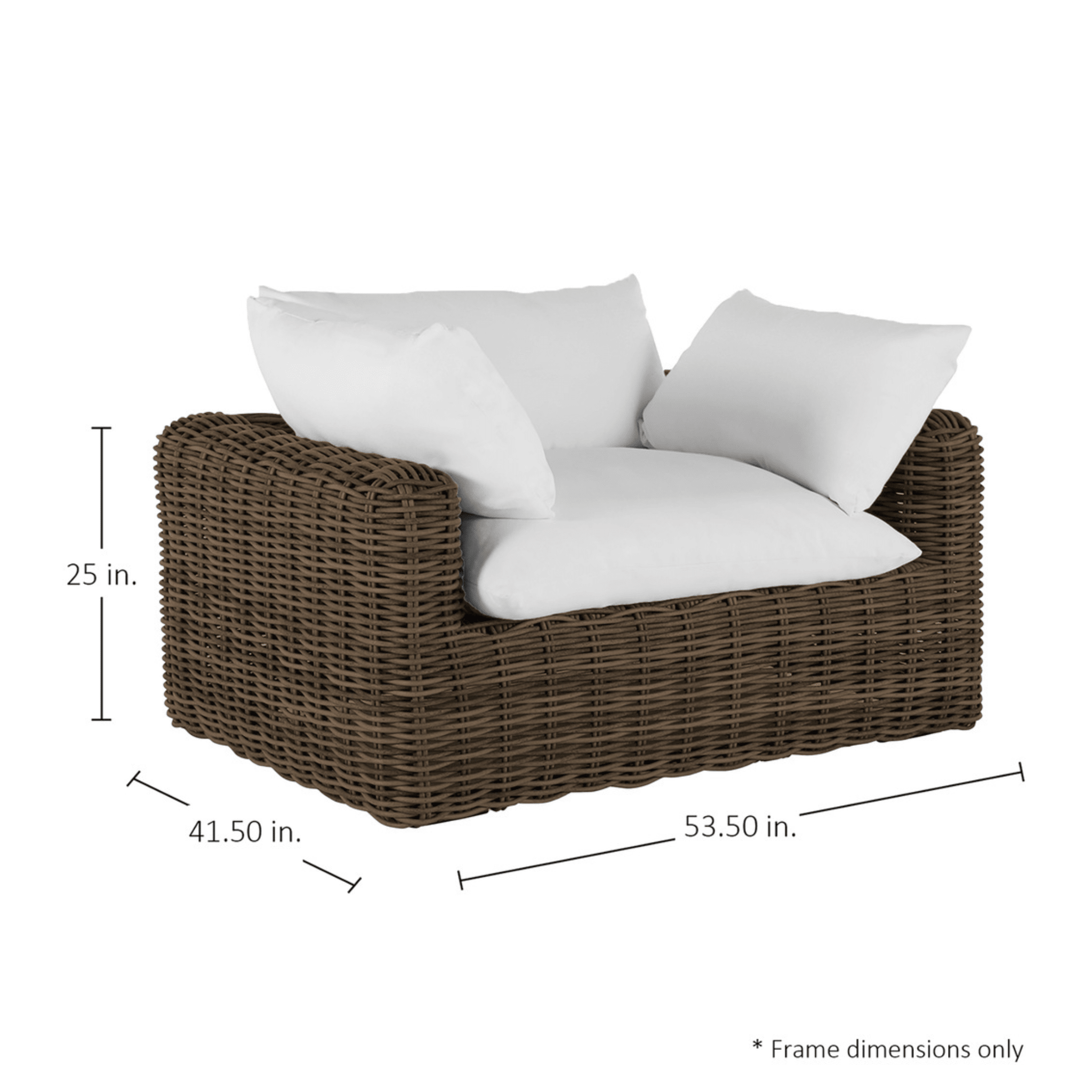 Kona Outdoor Wicker Chair - Raffia - Our Boat House