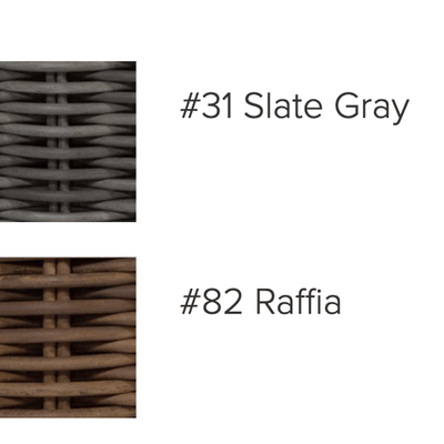 Kona Outdoor Wicker Chair - Raffia - Our Boat House