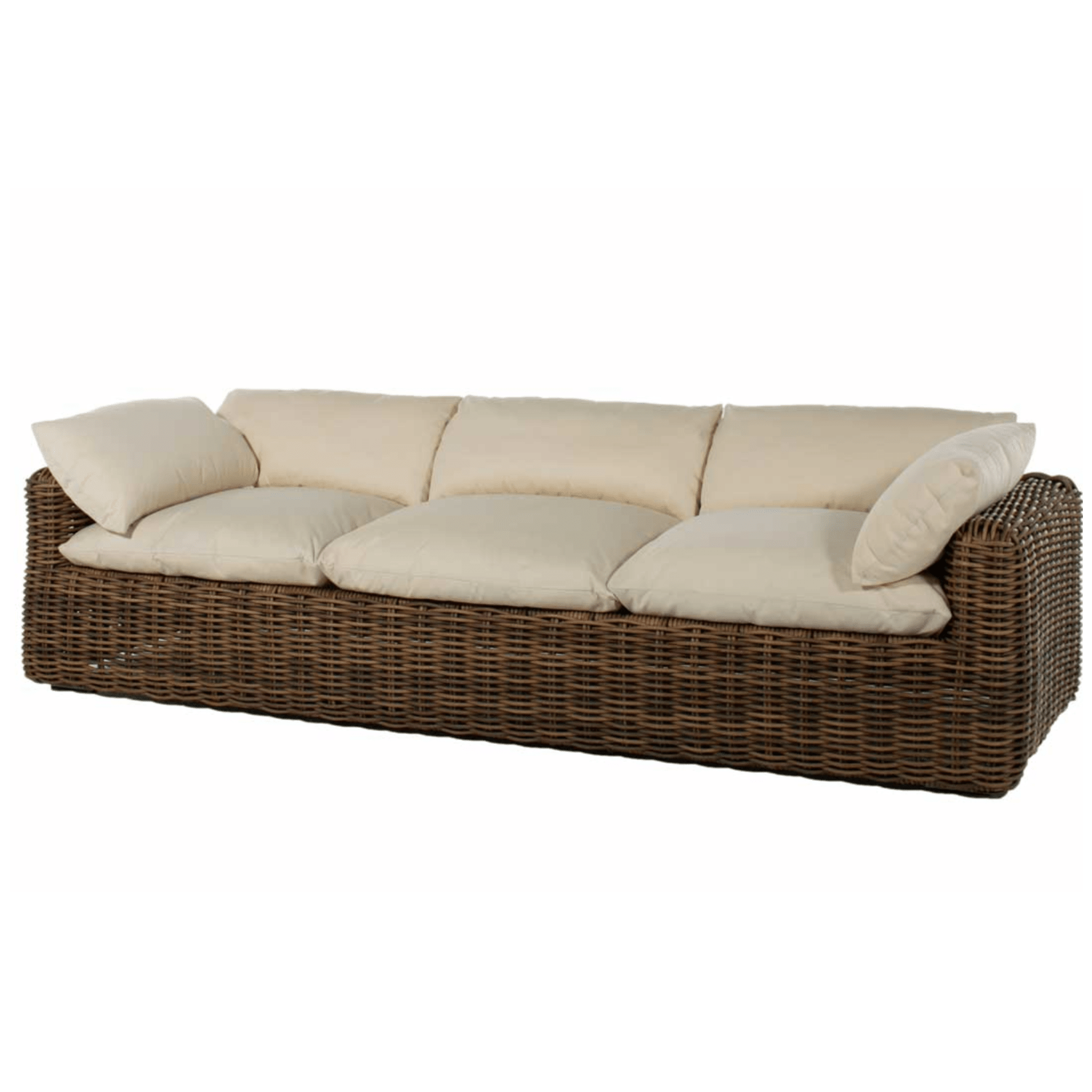 Kona Outdoor Wicker Sofa - Raffia - Our Boat House