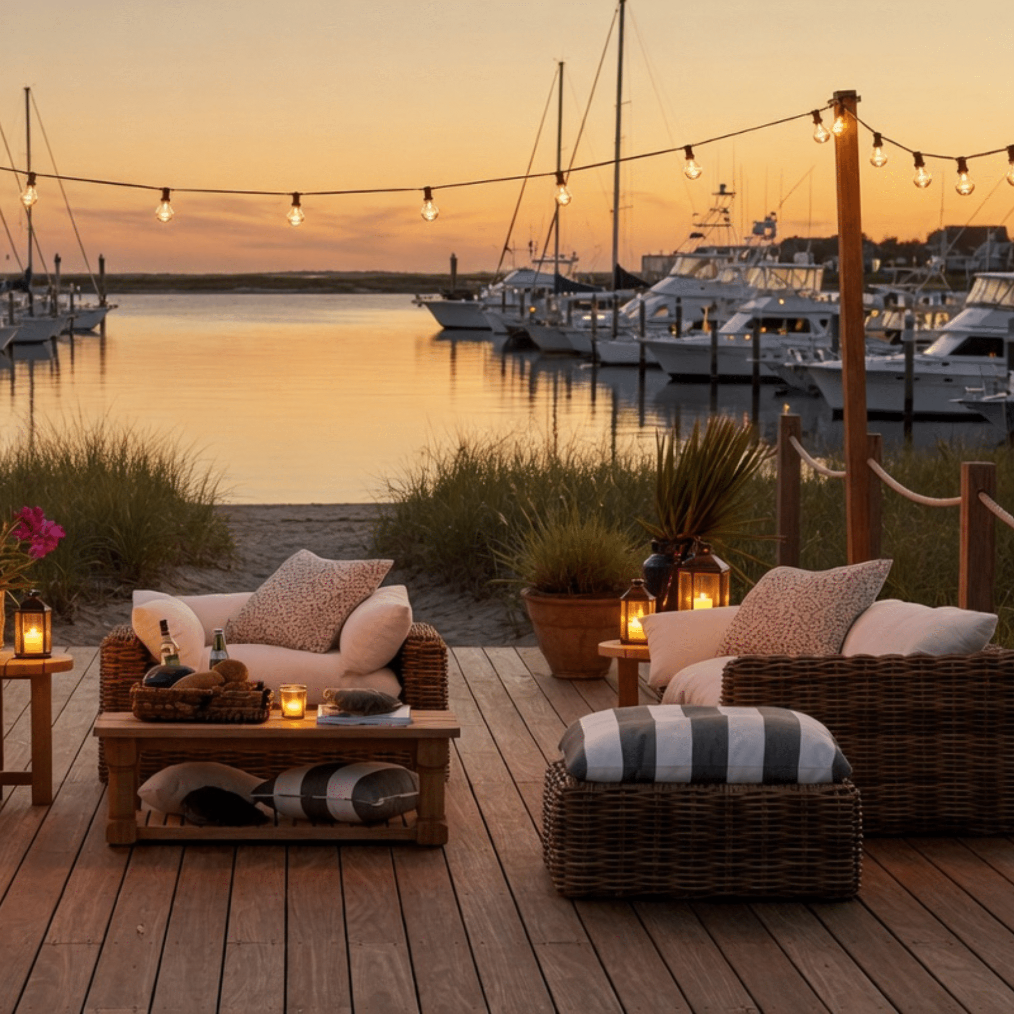 Kona Outdoor Wicker Sofa - Raffia - Our Boat House