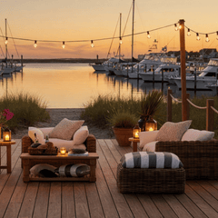 Kona Outdoor Wicker Sofa - Raffia - Our Boat House