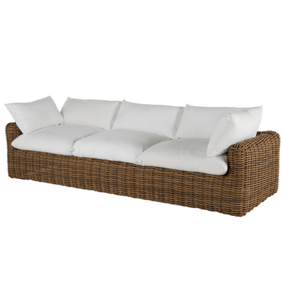 Kona Outdoor Wicker Sofa - Raffia - Our Boat House