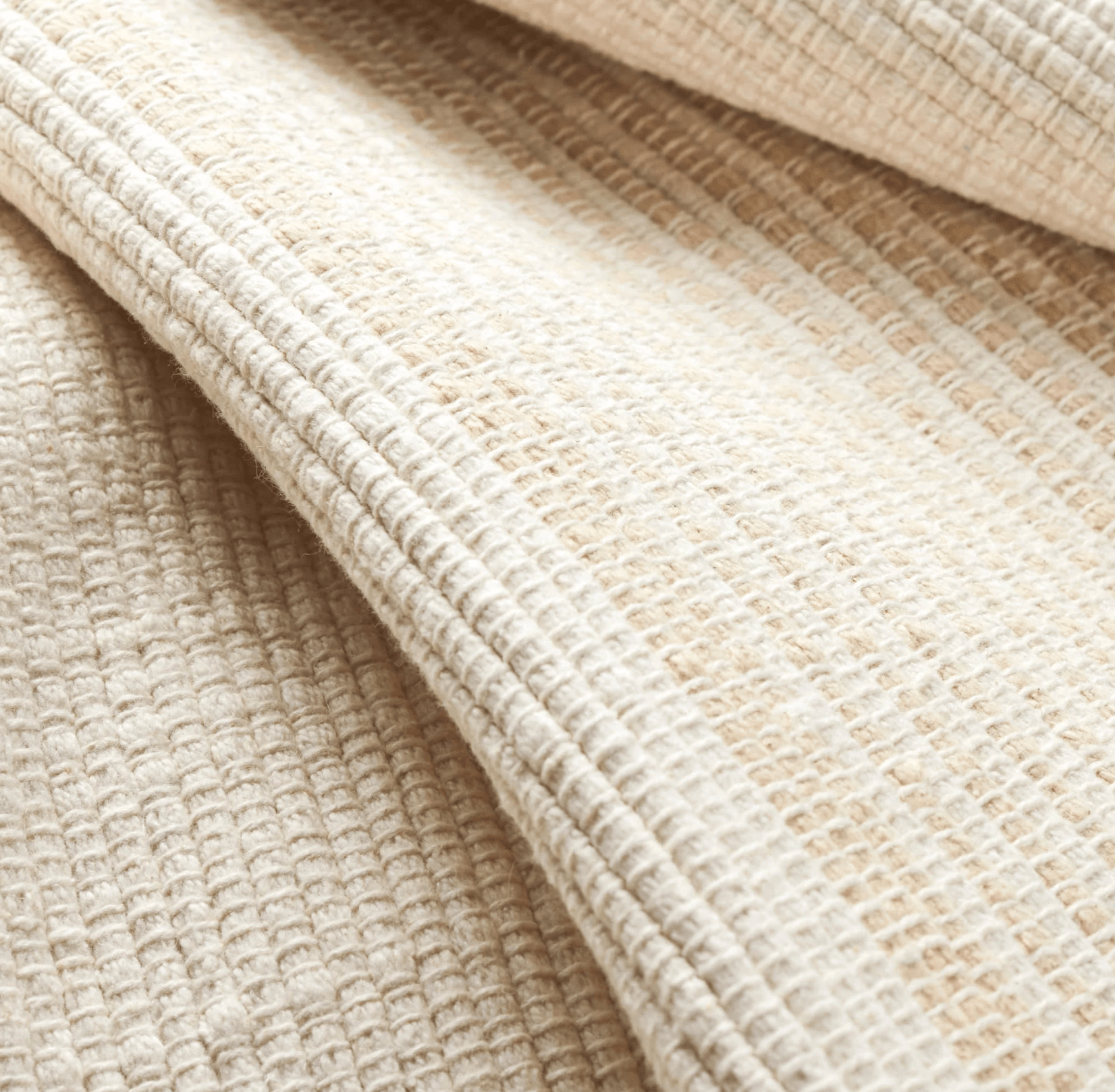 La Mirada Handwoven Cotton Rug - Wheat - Our Boat House