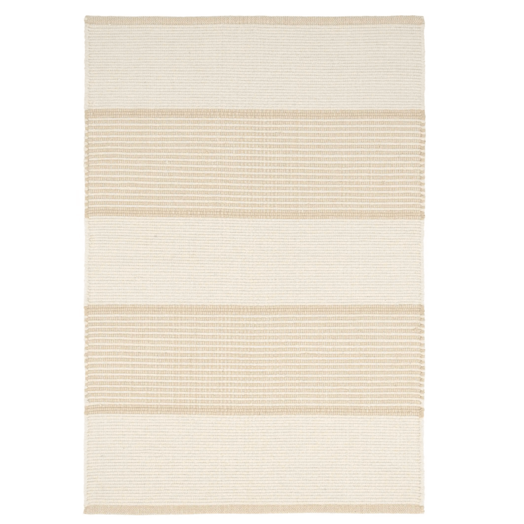 La Mirada Handwoven Cotton Rug - Wheat - Our Boat House