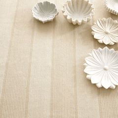 La Mirada Handwoven Cotton Rug - Wheat - Our Boat House