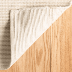 La Mirada Handwoven Cotton Rug - Wheat - Our Boat House