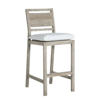 Laguna Bar Stool - Oyster Teak - Our Boat House