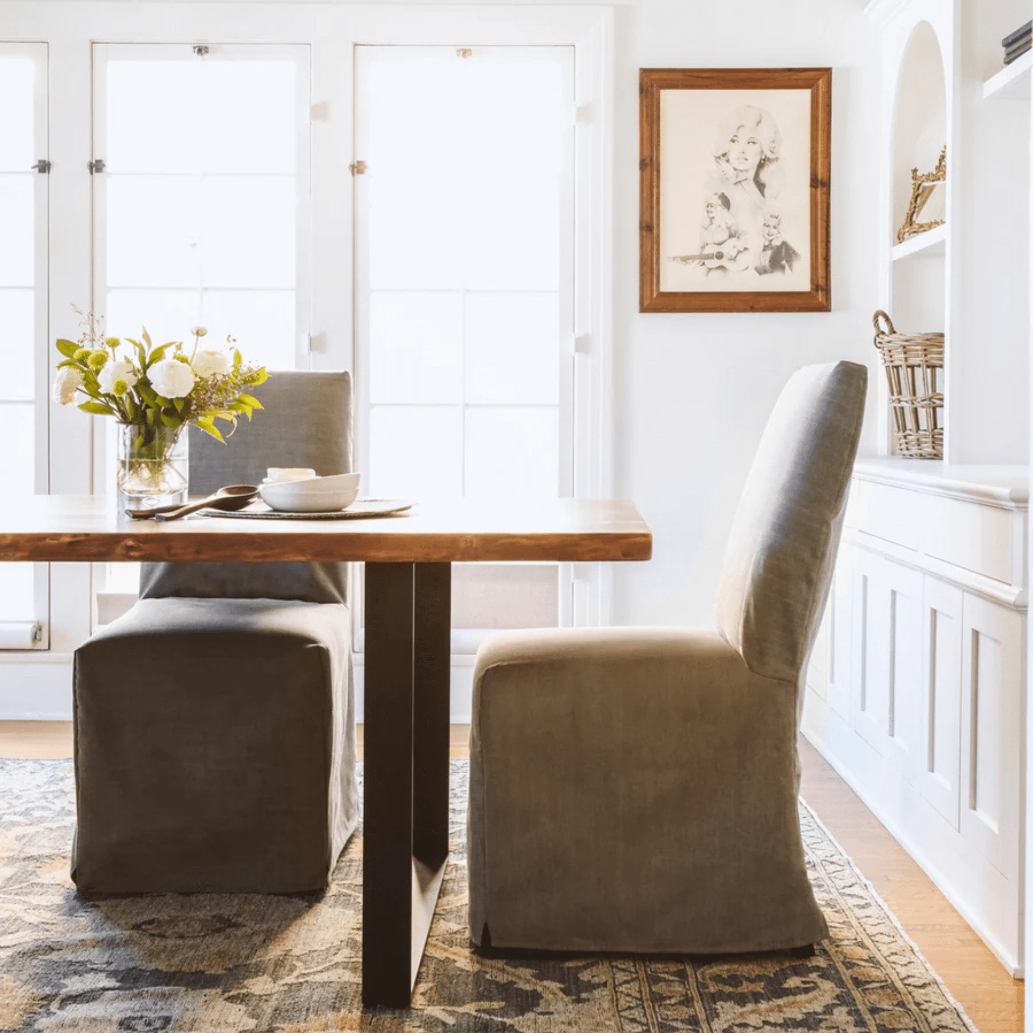 Laguna Beach Slipcovered Dining Chair - Our Boat House