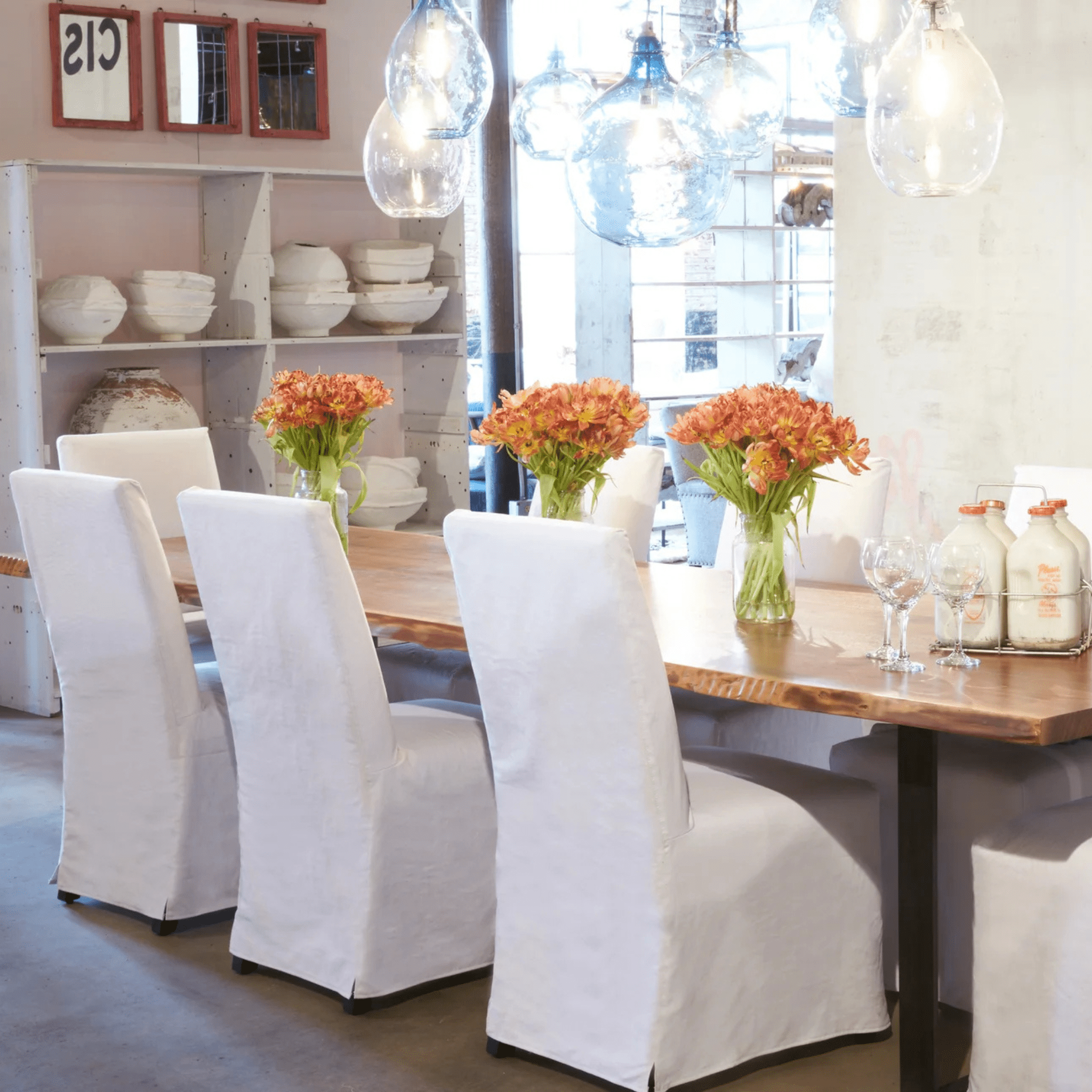 Laguna Beach Slipcovered Dining Chair - Our Boat House