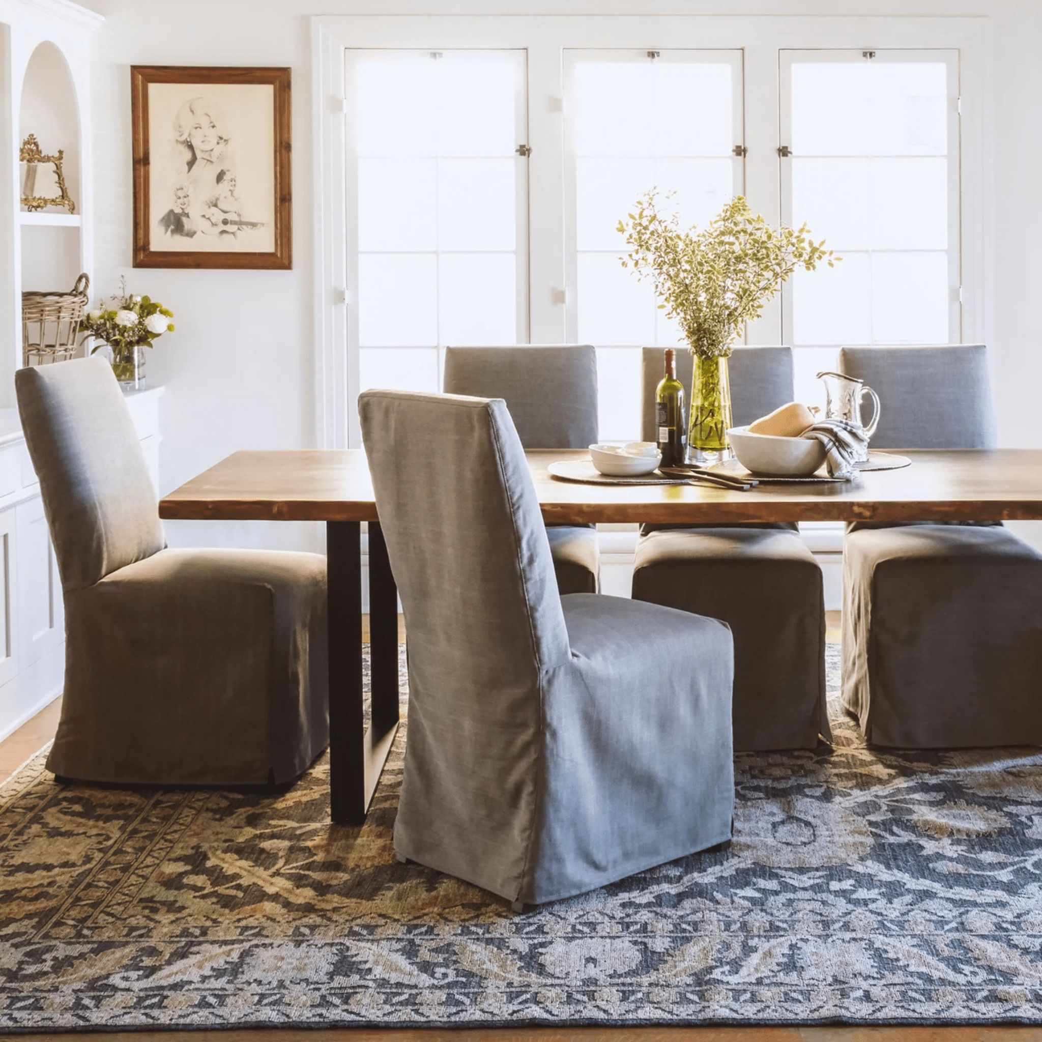 Laguna Beach Slipcovered Dining Chair - Our Boat House