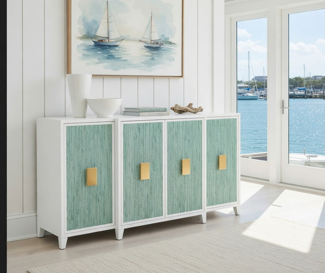 Laguna Breeze Four Door Credenza - Our Boat House