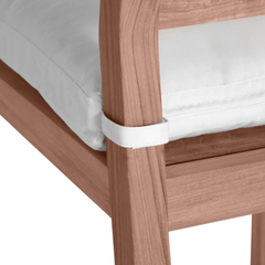 Laguna Counter Stool - Natural Teak - Our Boat House