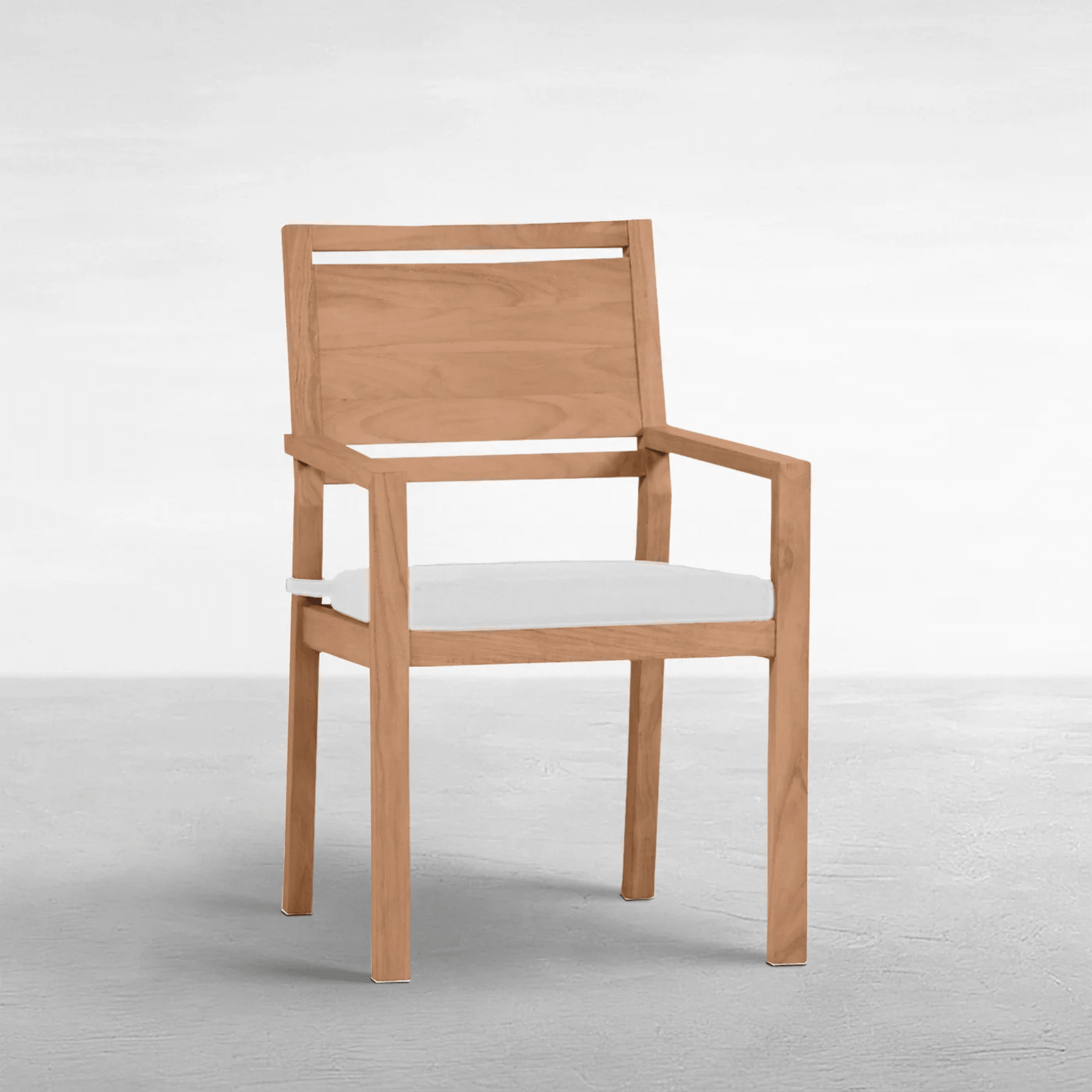 Laguna Dining Arm Chair - Natural Teak - Our Boat House