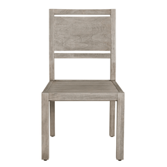 Laguna Dining Side Chair - Oyster Teak - Our Boat House