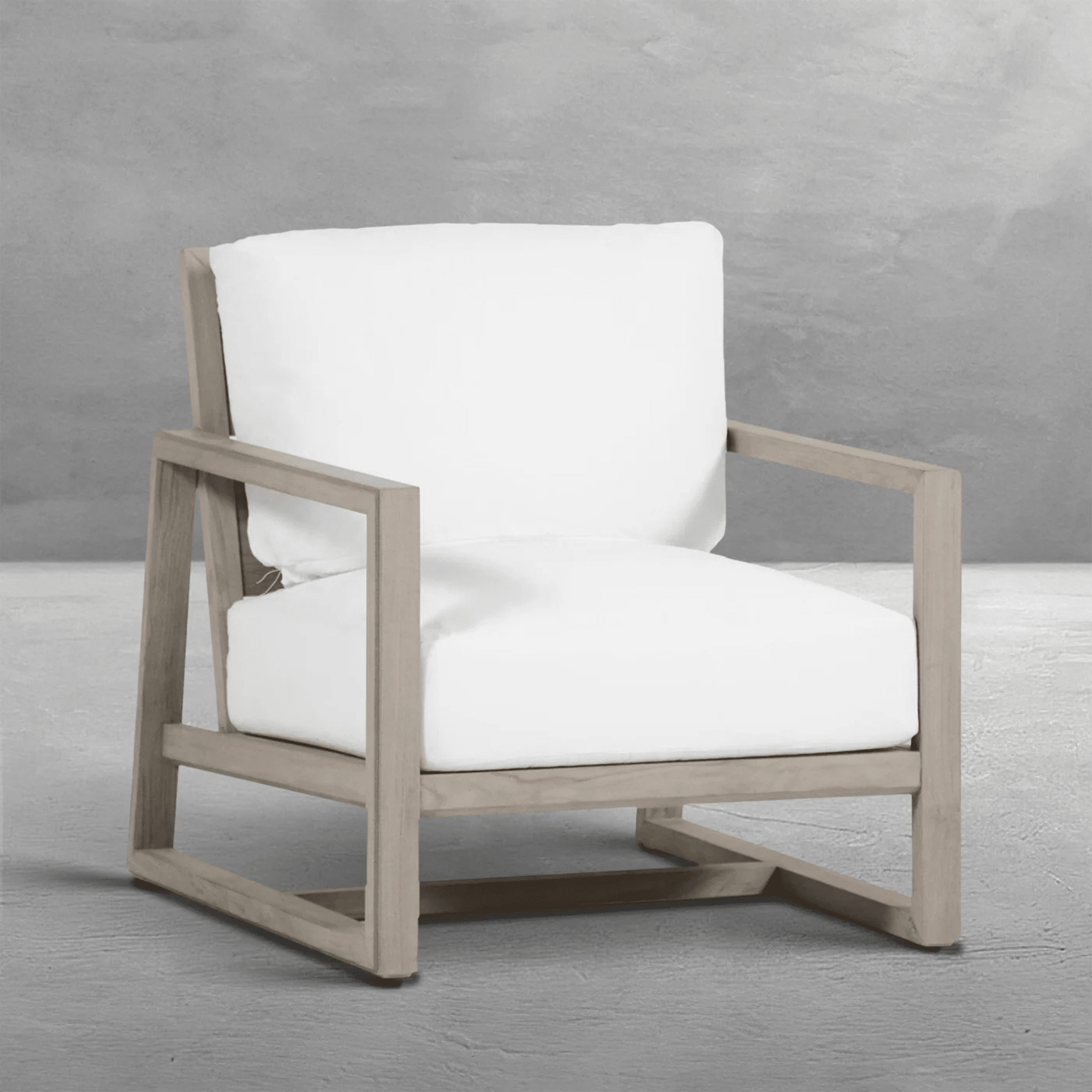 Laguna Lounge Chair - Oyster Teak - Our Boat House