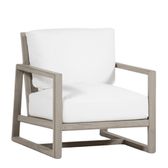Laguna Lounge Chair - Oyster Teak - Our Boat House