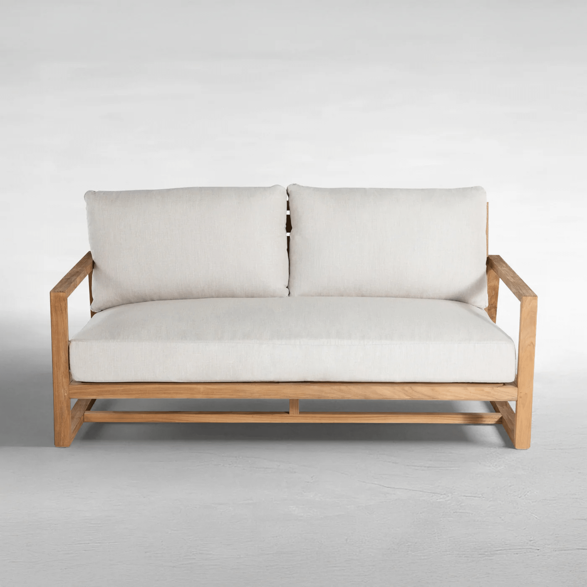 Laguna Loveseat - Natural Teak - Our Boat House