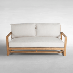 Laguna Loveseat - Natural Teak - Our Boat House