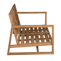Laguna Loveseat - Natural Teak - Our Boat House