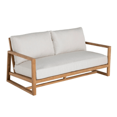 Laguna Loveseat - Natural Teak - Our Boat House