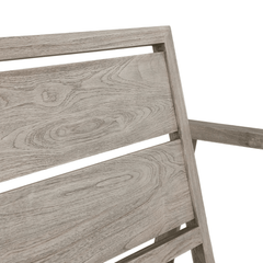 Laguna Loveseat - Oyster Teak - Our Boat House