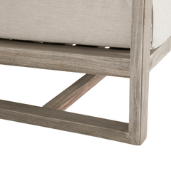Laguna Loveseat - Oyster Teak - Our Boat House