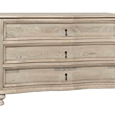 Laila Curved Front Three - Drawer Chest - Our Boat House