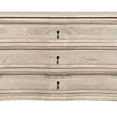 Laila Curved Front Three - Drawer Chest - Our Boat House