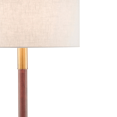 Lancaster Mahogany Floor Lamp - Our Boat House