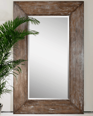 Large Galway Recycled Wood Mirror - Our Boat House