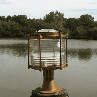 Large Nautical Masthead Piling Light - Our Boat House