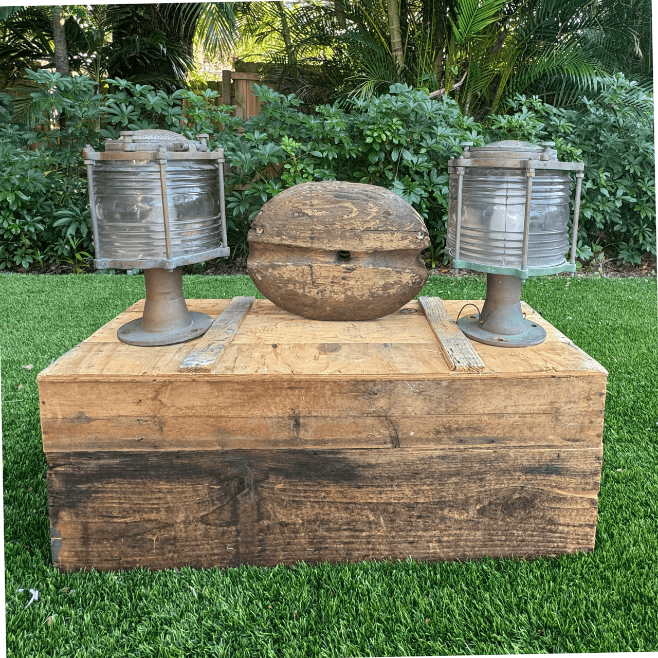 Large Nautical Masthead Piling Light - As Is - 2 available - Our Boat House