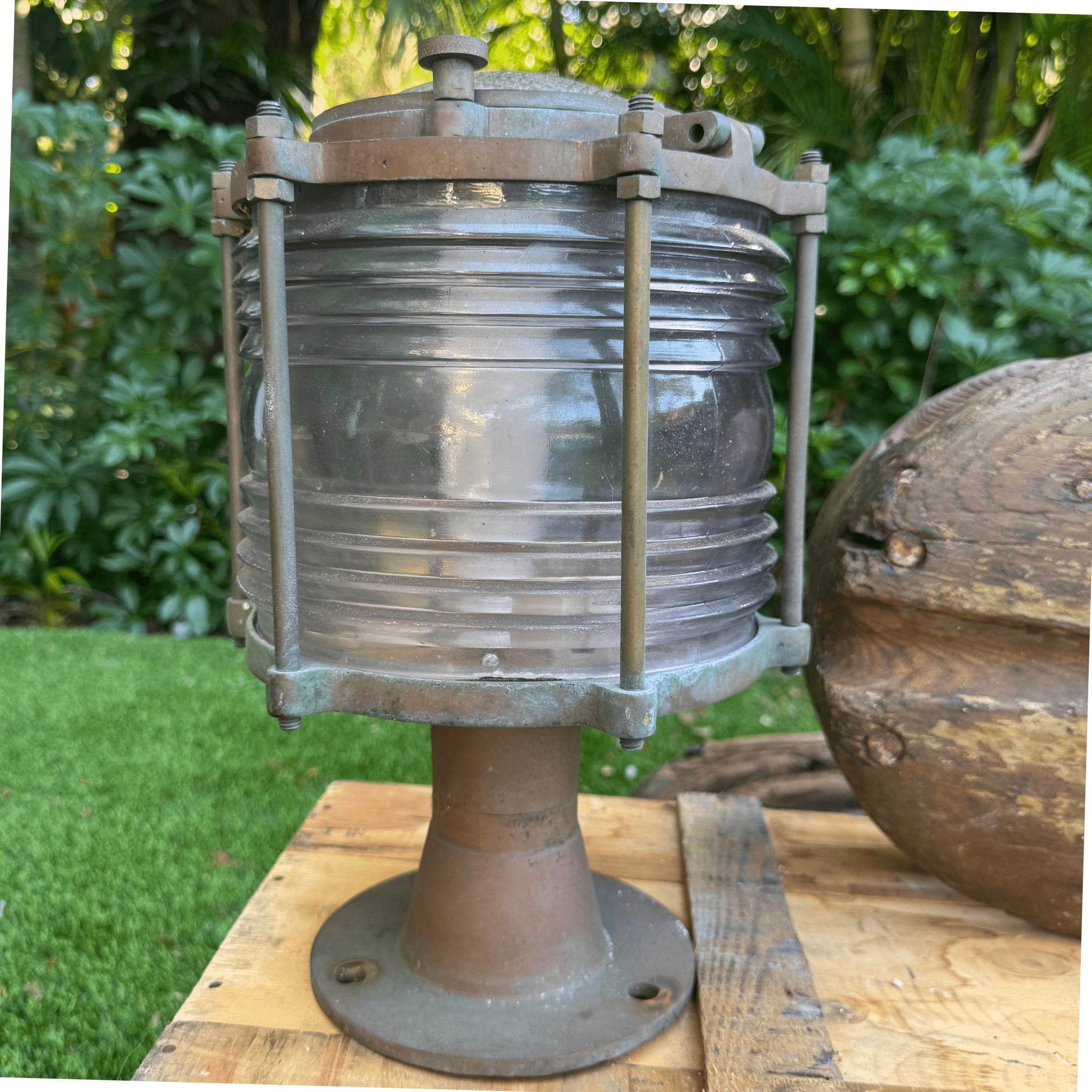 Large Nautical Masthead Piling Light - As Is - 2 available - Our Boat House